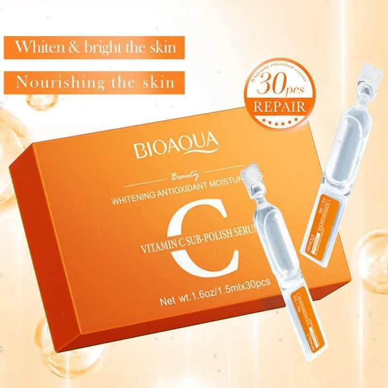 Bioaqua Vitamin C Whitening Antioxidant Ampoule Serum (30Ampoule)