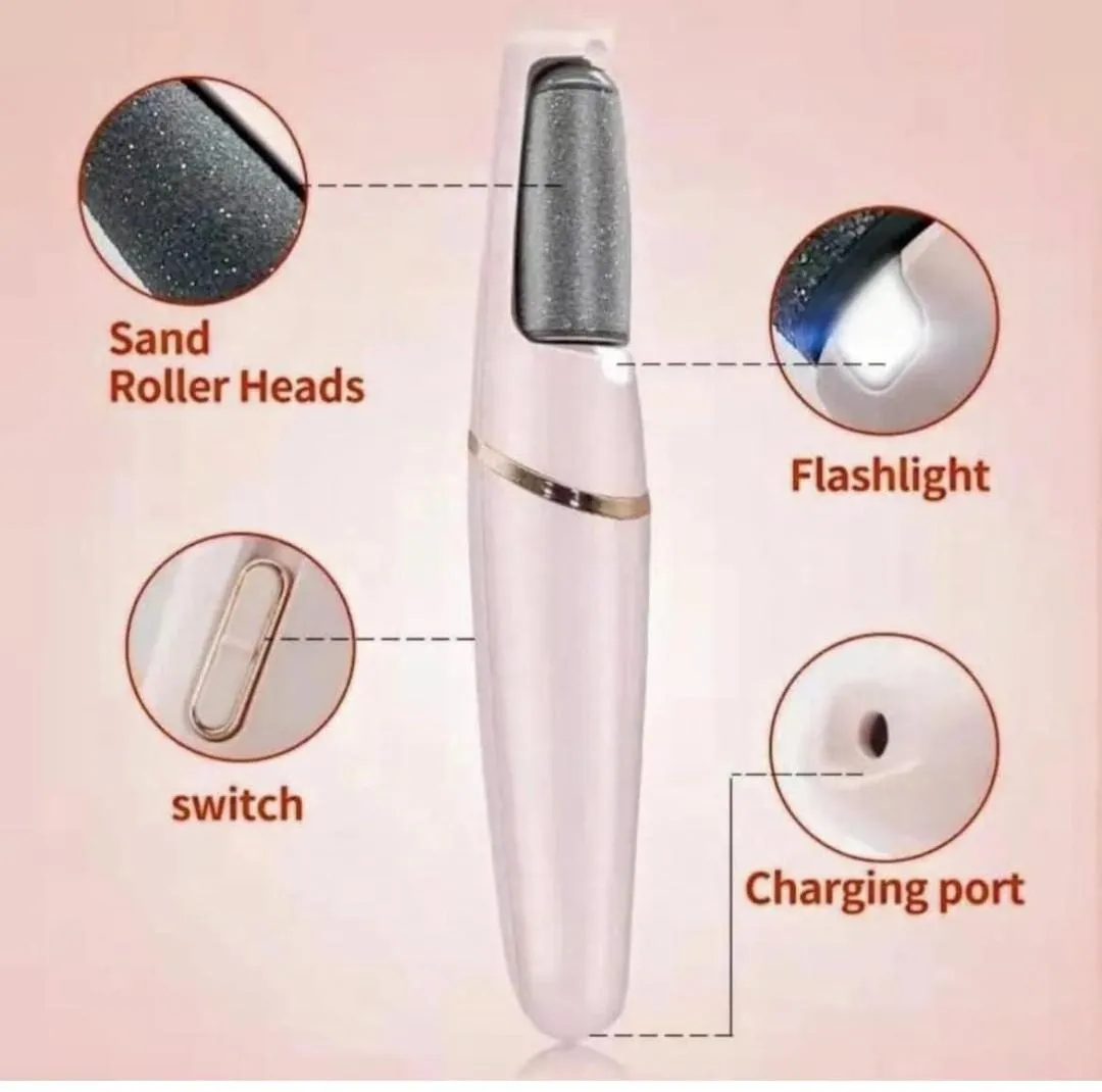 Pretty Girl Flawless ElectronicPedi – Rechargeable PedicureTool with 2 RollerHeads