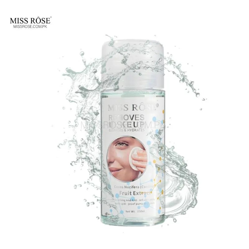 Miss Rose Coconut Makeup Remover 150ml | Gentle Cleansing & Hydrating Formula