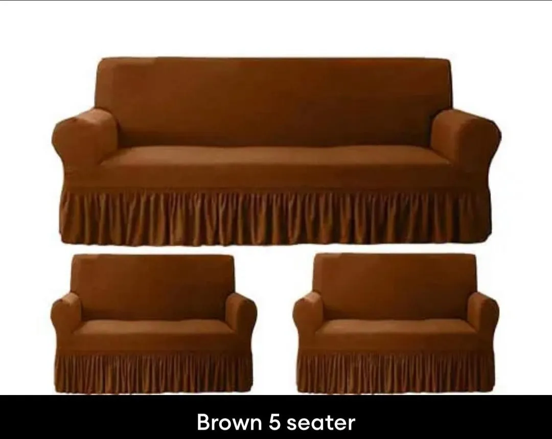 5 Seater Mesh Plain Sofa Covers