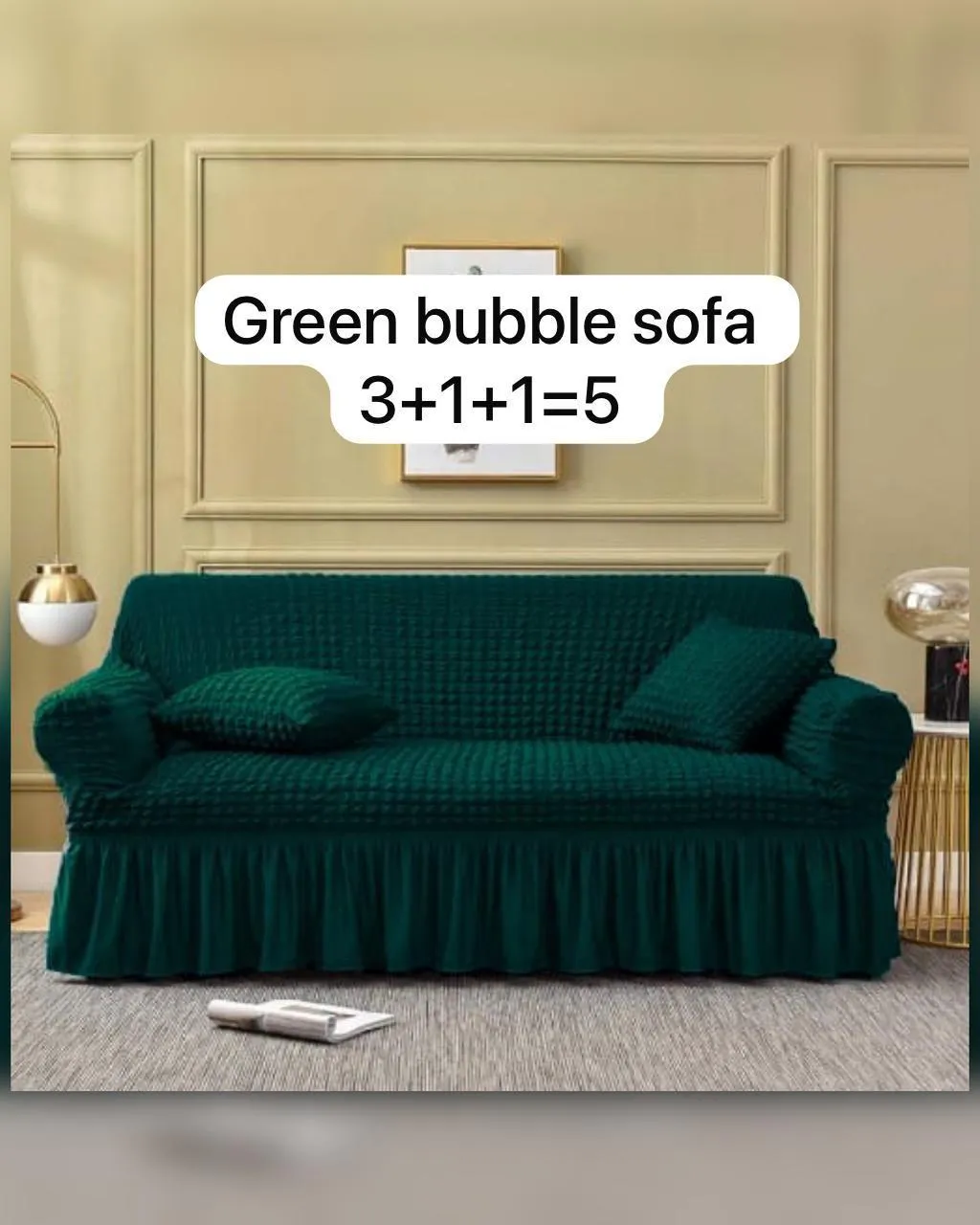 5 Seater Jersey Textured Sofa Covers