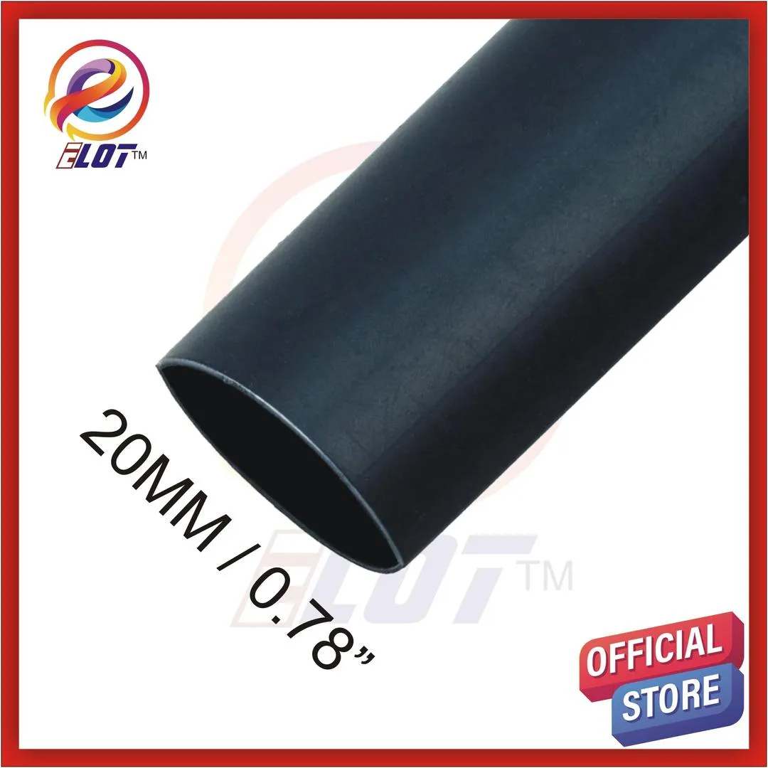 Heat Shrink Tube 20MM / 1meter Heat Shrink Tubing Shrinkable Wrap Wire Cable Sleeve Kit