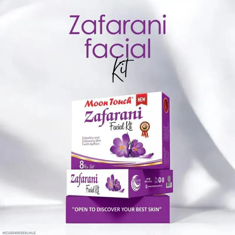 Moon Touch Zafrani Whitening Facial Kit 8Pcs