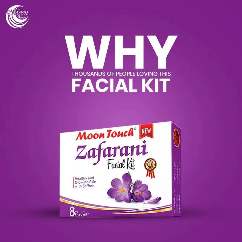 Zafrani Facial Kit for Glowing Skin with Saffron