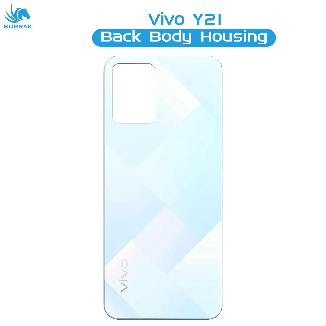 Vivo y21 back plate battery cover replacement sky blue 
