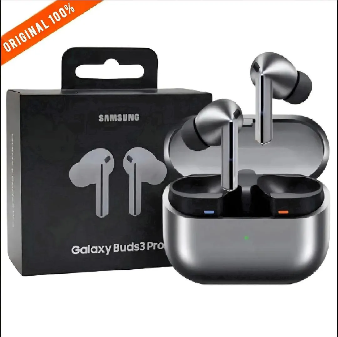 Samsung Galaxy Buds 3 Pro (Original) – True Wireless Earbuds with ANC & ENC | Soft & Deep Bass Sound | Crystal Clear Calling | Long Battery | Type-C & Wireless Charging Case | For Android & iOS Devices