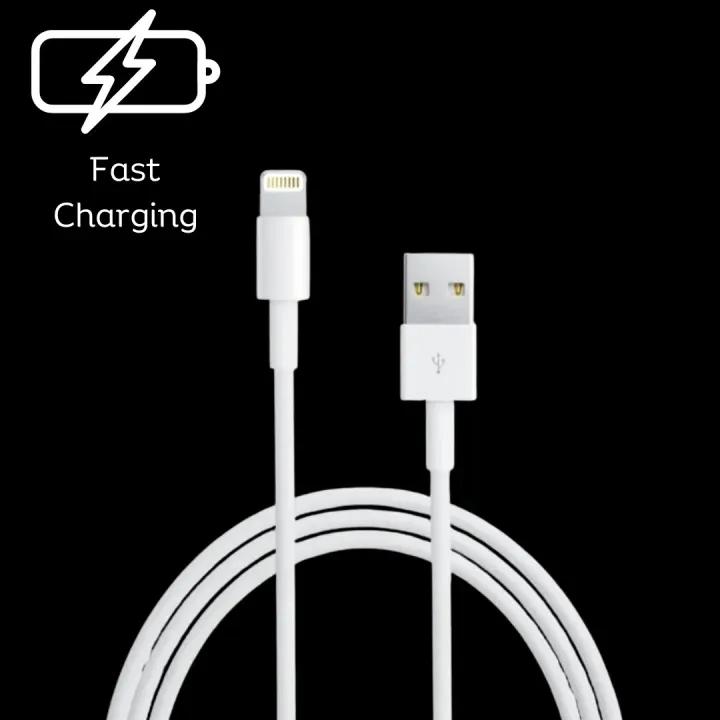40-Inch Lightning Cable - White Copper Core Charging Cable (1 Pcs)