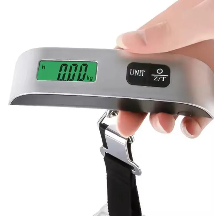 50KG Digital Hanging Scale – Portable Luggage Weighing Machine | Travel Baggage Scale | Mini Electronic Balance (Basculas Digital)