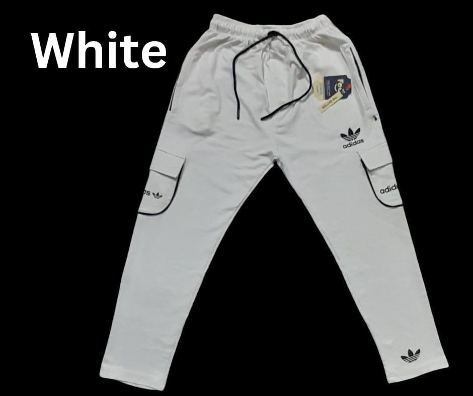 1 Pc Men's Cotton Plain Cargo Pants