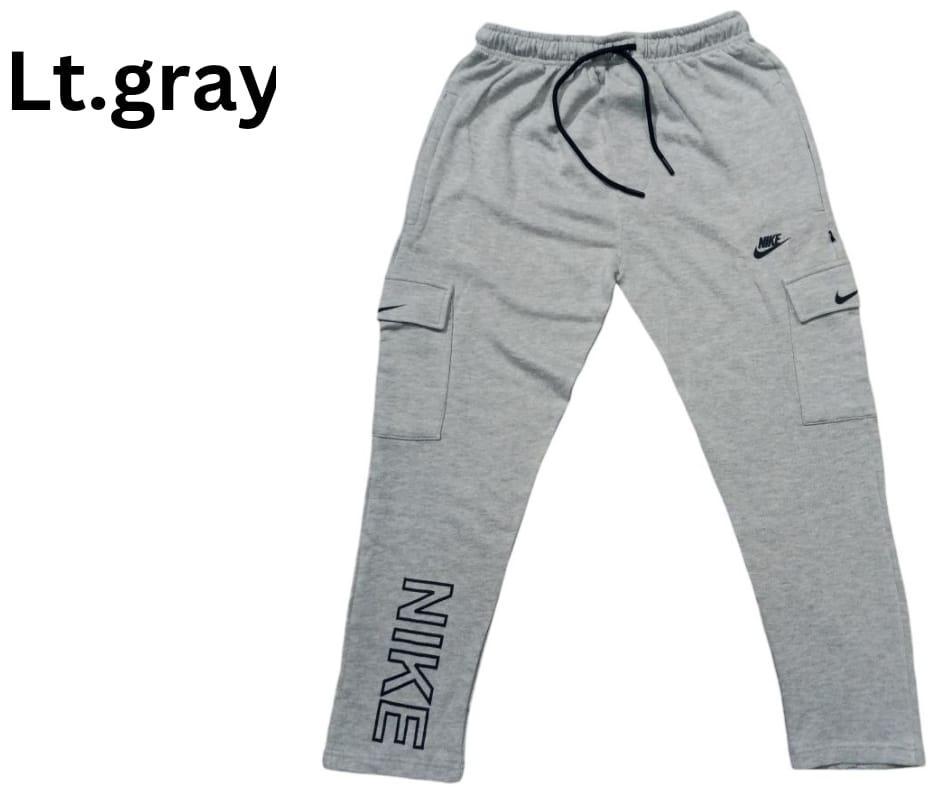 1 Pc Men's Cotton Plain Cargo Pants