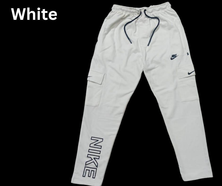 1 Pc Men's Cotton Plain Cargo Pants