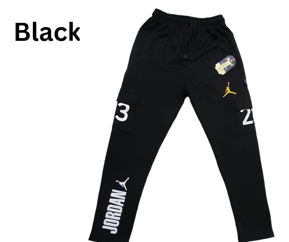 1 Pc Men's Cotton Plain Cargo Pants- GSM 270