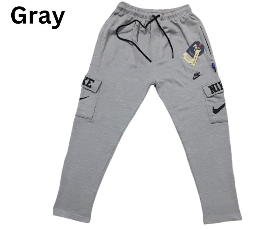 1 Pc Men's Cotton Plain Cargo Pants