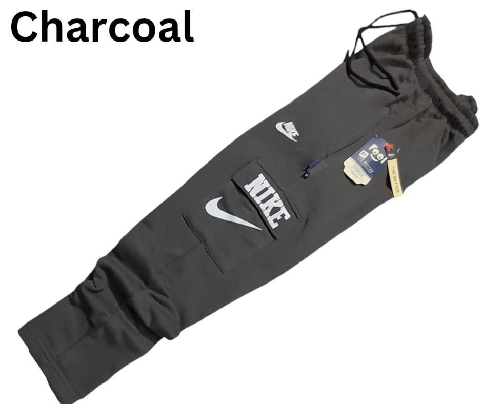 1 Pc Men's Cotton Plain Cargo Pants