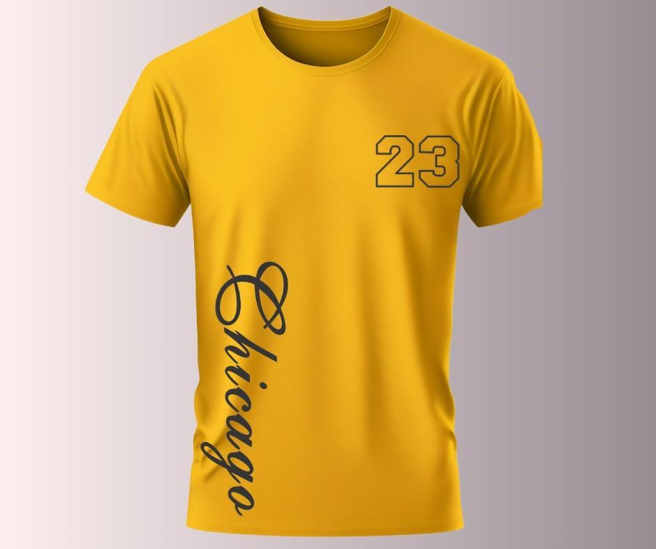 Men's Cotton Graphic Sublimation Round Neck T-Shirt - 1 Pc