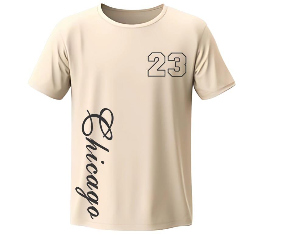 Men's Cotton Graphic Sublimation Round Neck T-Shirt - 1 Pc