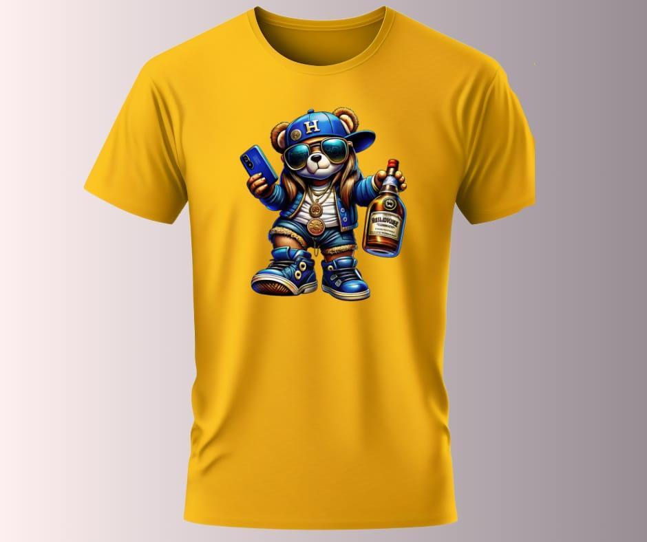 Men's Cotton Graphic Sublimation Round Neck T-Shirt - 1 Pc