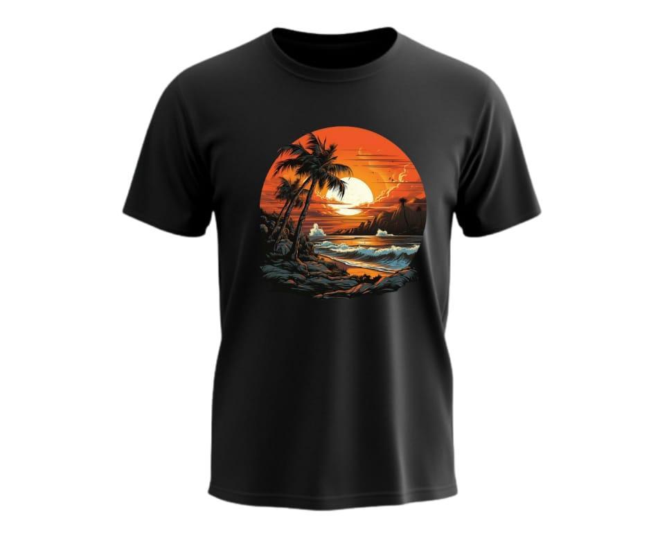 Men's Cotton Graphic Sublimation Round Neck T-Shirt - 1 Pc