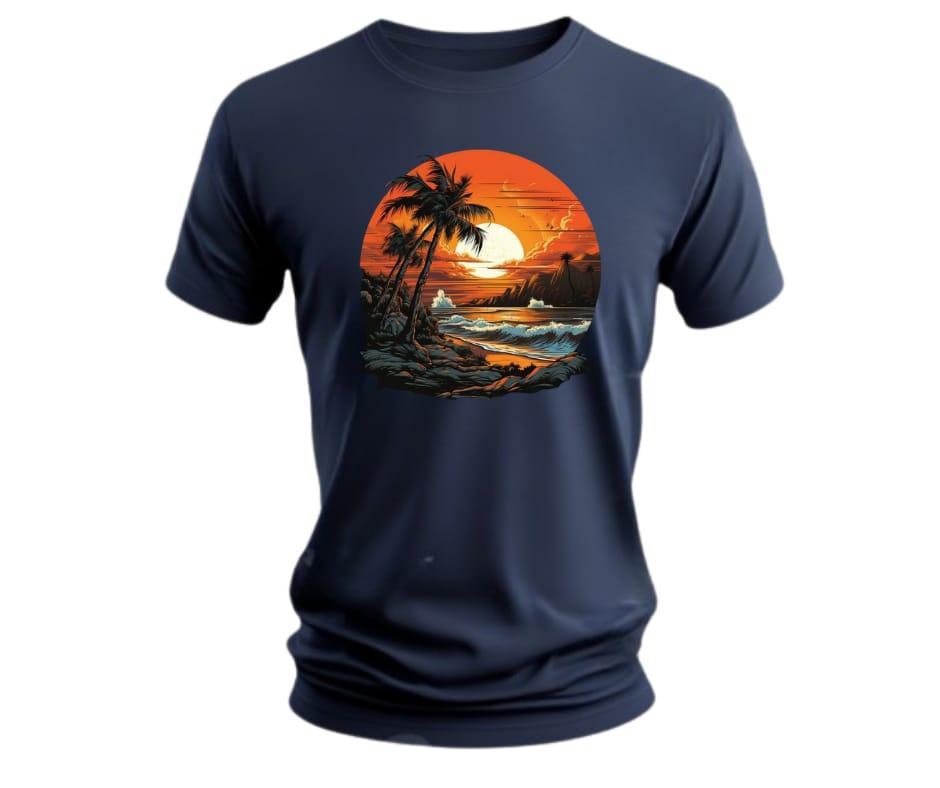 Men's Cotton Graphic Sublimation Round Neck T-Shirt - 1 Pc