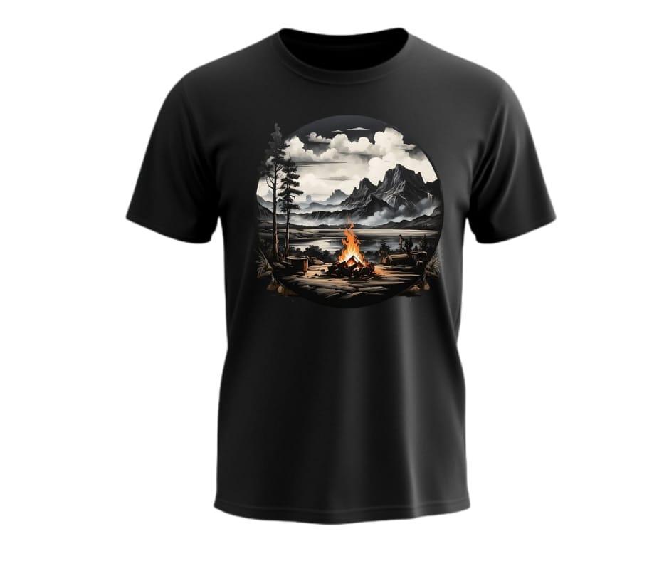 Men's Cotton Graphic Sublimation Round Neck T-Shirt - 1 Pc