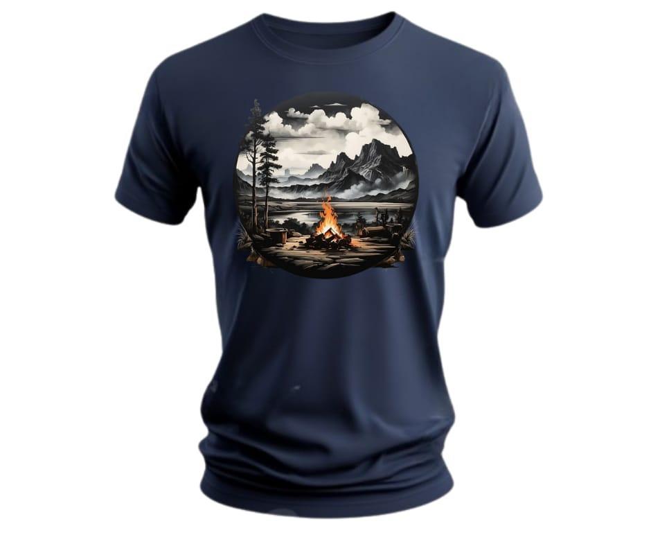 Men's Cotton Graphic Sublimation Round Neck T-Shirt - 1 Pc