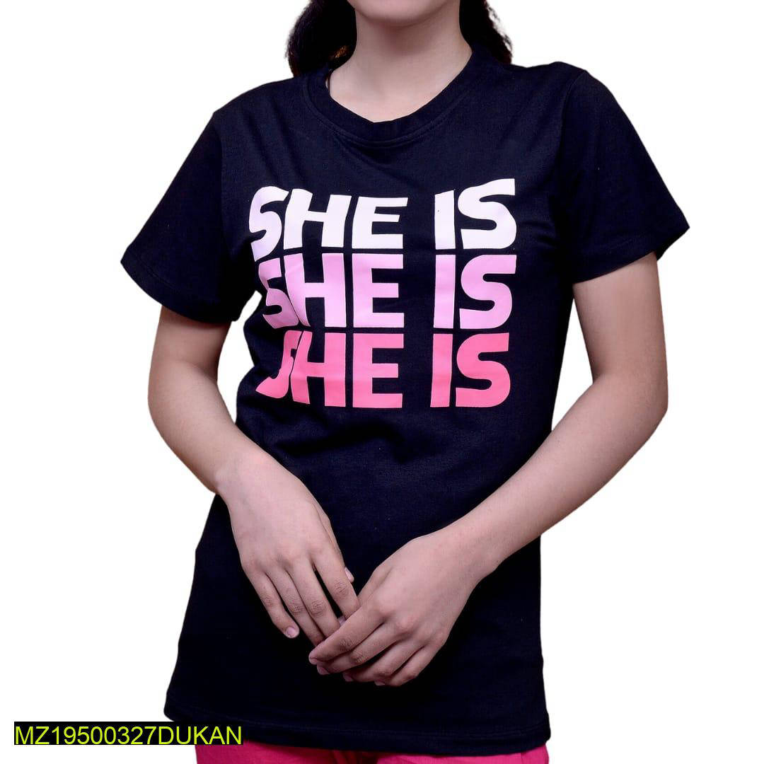 Women Cotton Jersey T Shirt