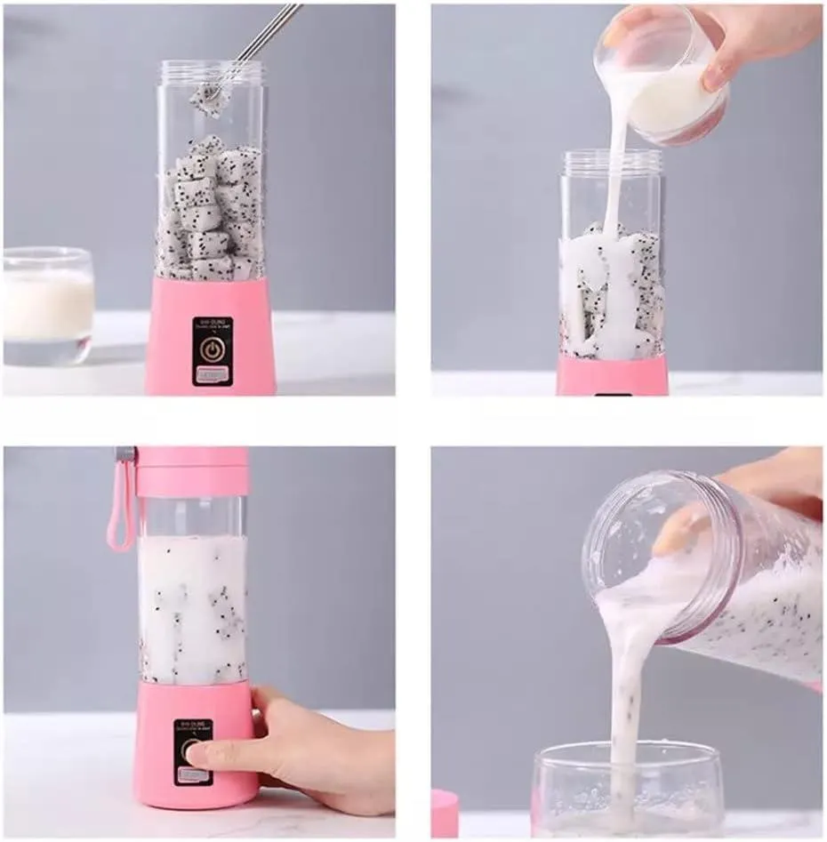 Portable Rechargeable Juicer with LED Light