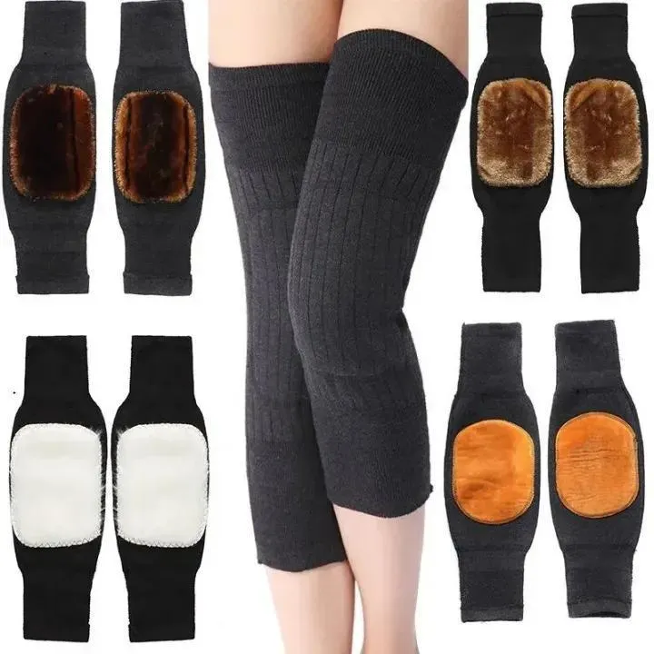 Knee Warmers Wool Multi Color Unisex Winter