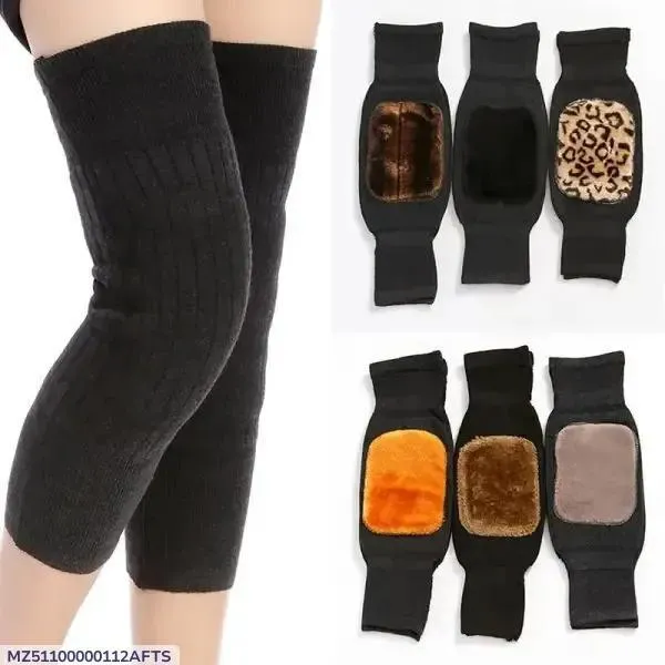 Knee Warmers Wool Multi Color Unisex Winter