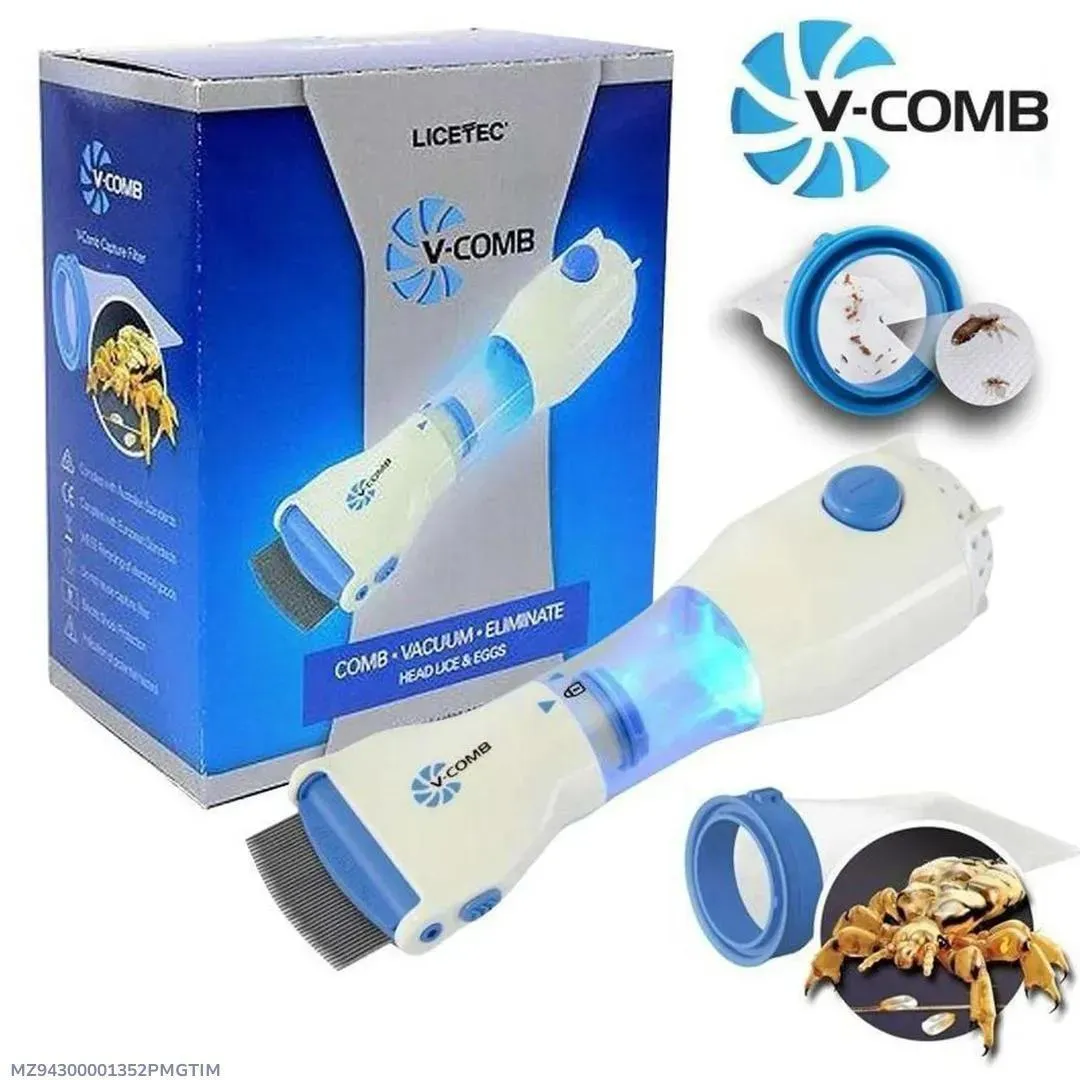 Anti-Lice Electric Comb Multicolor ABS