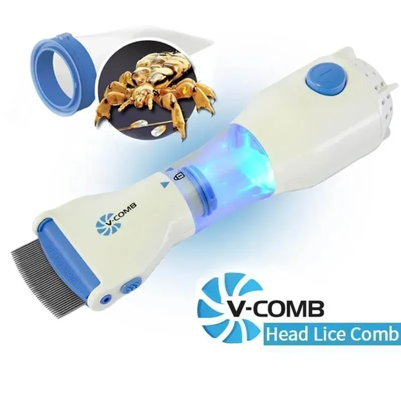 Anti-Lice Electric Comb Multicolor ABS
