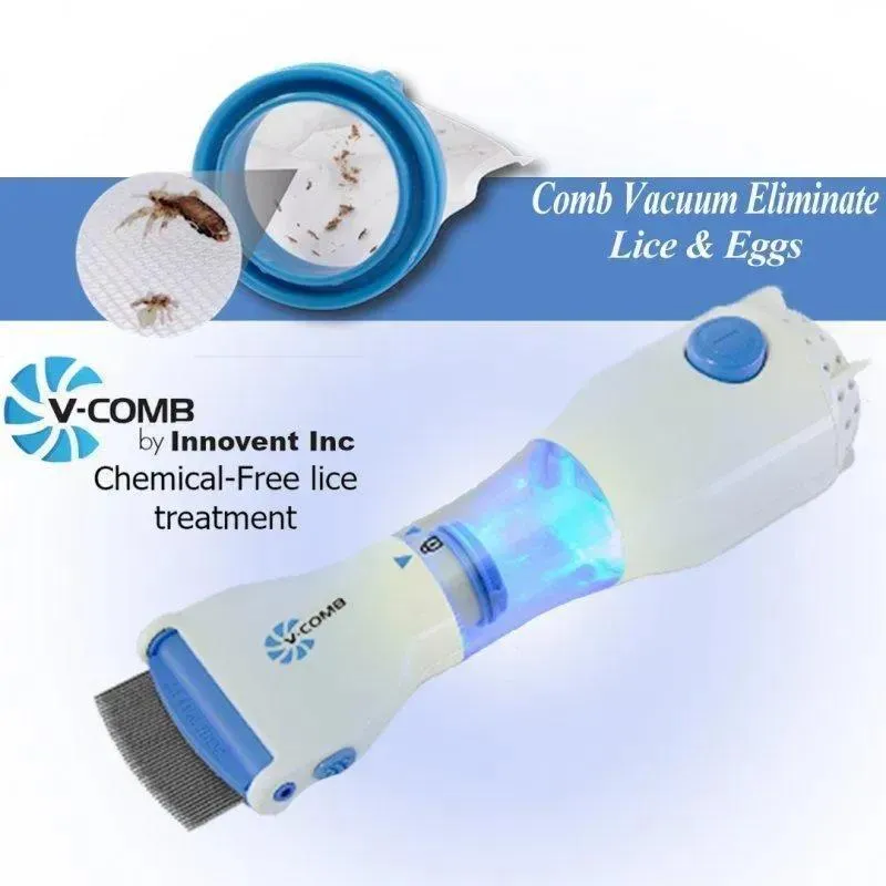 Anti-Lice Electric Comb with Vacuum & Filter