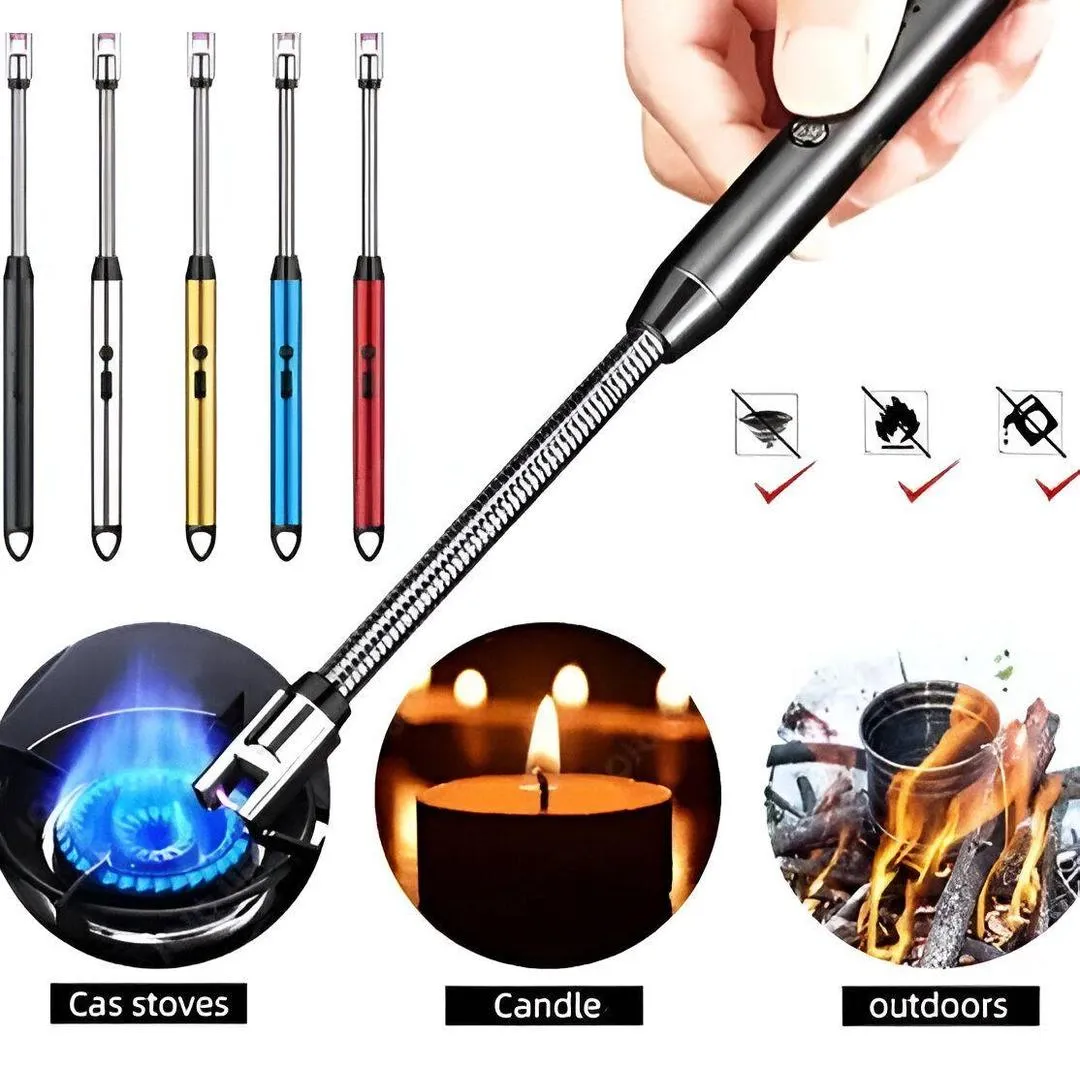 Rechargeable Electric Lighter with 360° Flexible Neck