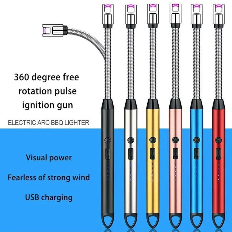 Rechargeable Electric Lighter with 360° Flexible Neck
