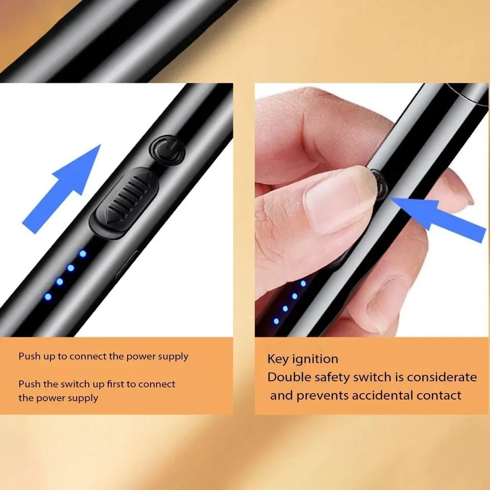 Rechargeable Electric Lighter with 360° Flexible Neck