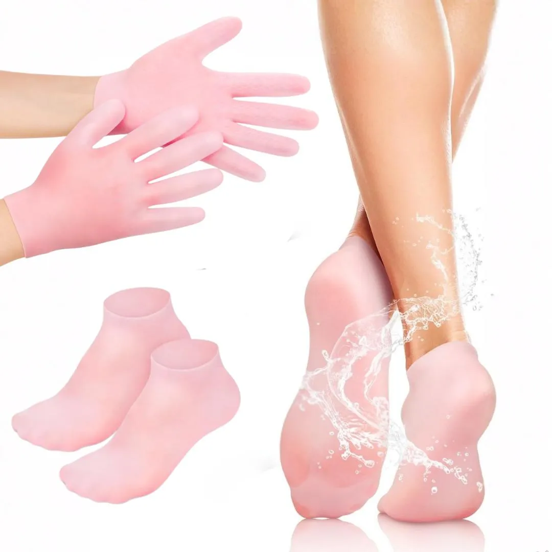 Dead Skin Removal Moisturizing Socks And  Gloves Combo 