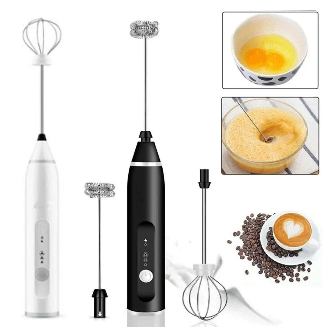 Electric Coffee Beater & Milk Frother Handheld Mixer