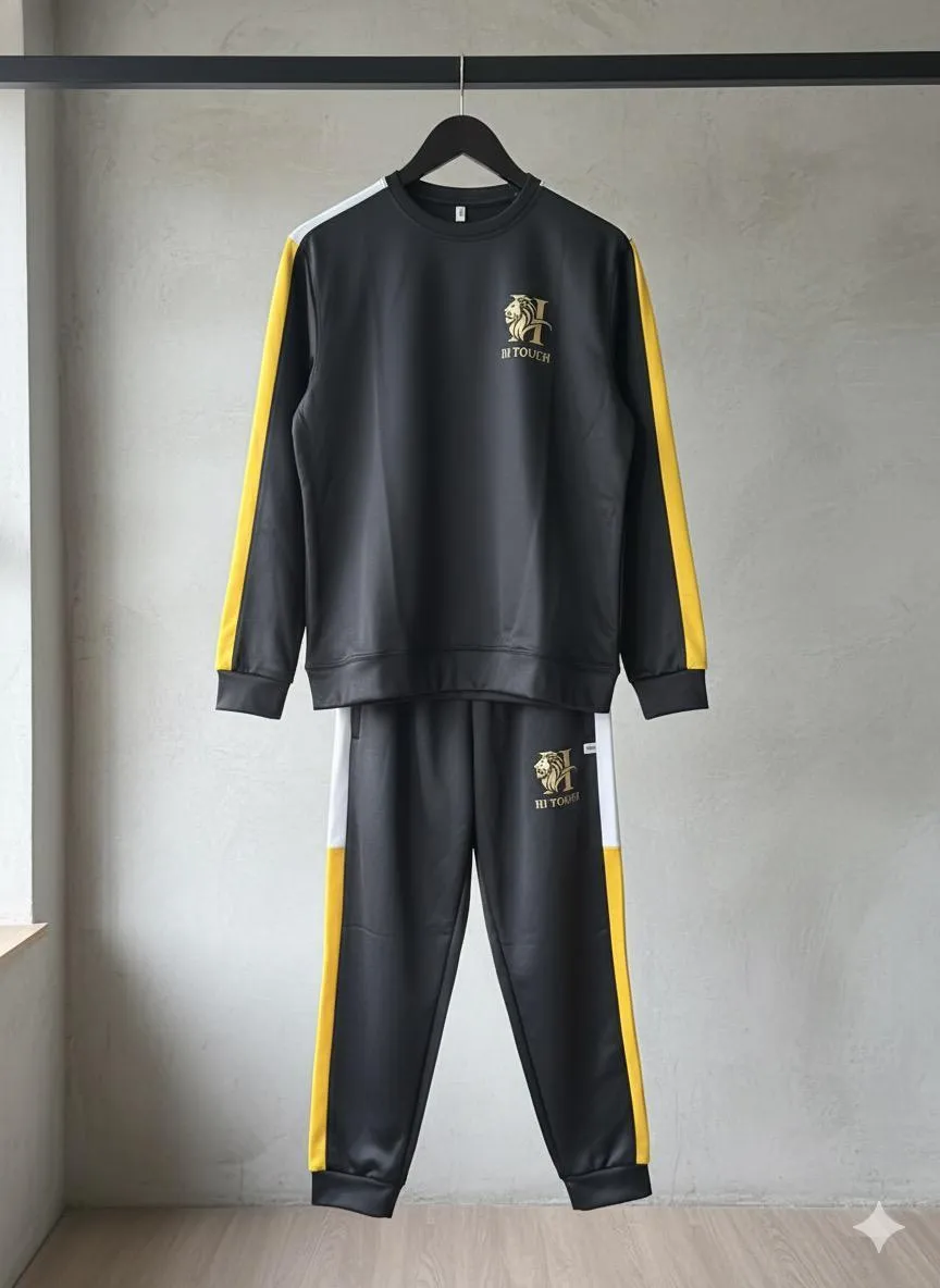 1 Pc Men's Fleece Printed Sweatshirt Track Suit