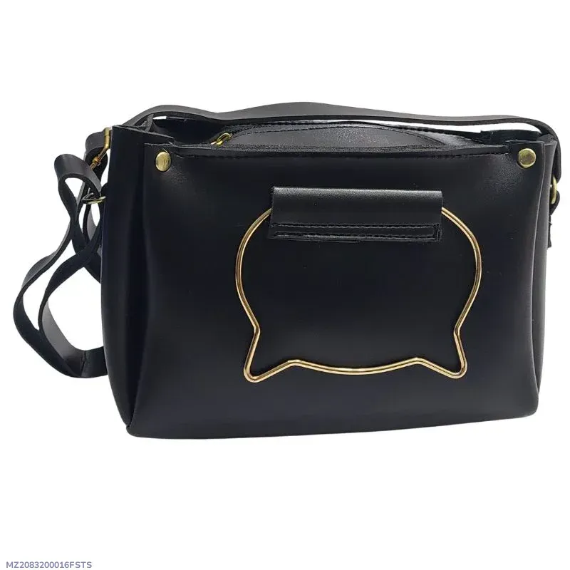 Women's PU Leather Plain Shoulder Bag