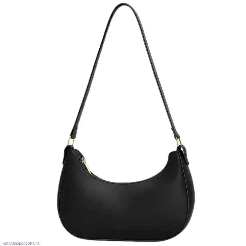 Women's PU Leather Plain Shoulder Bag