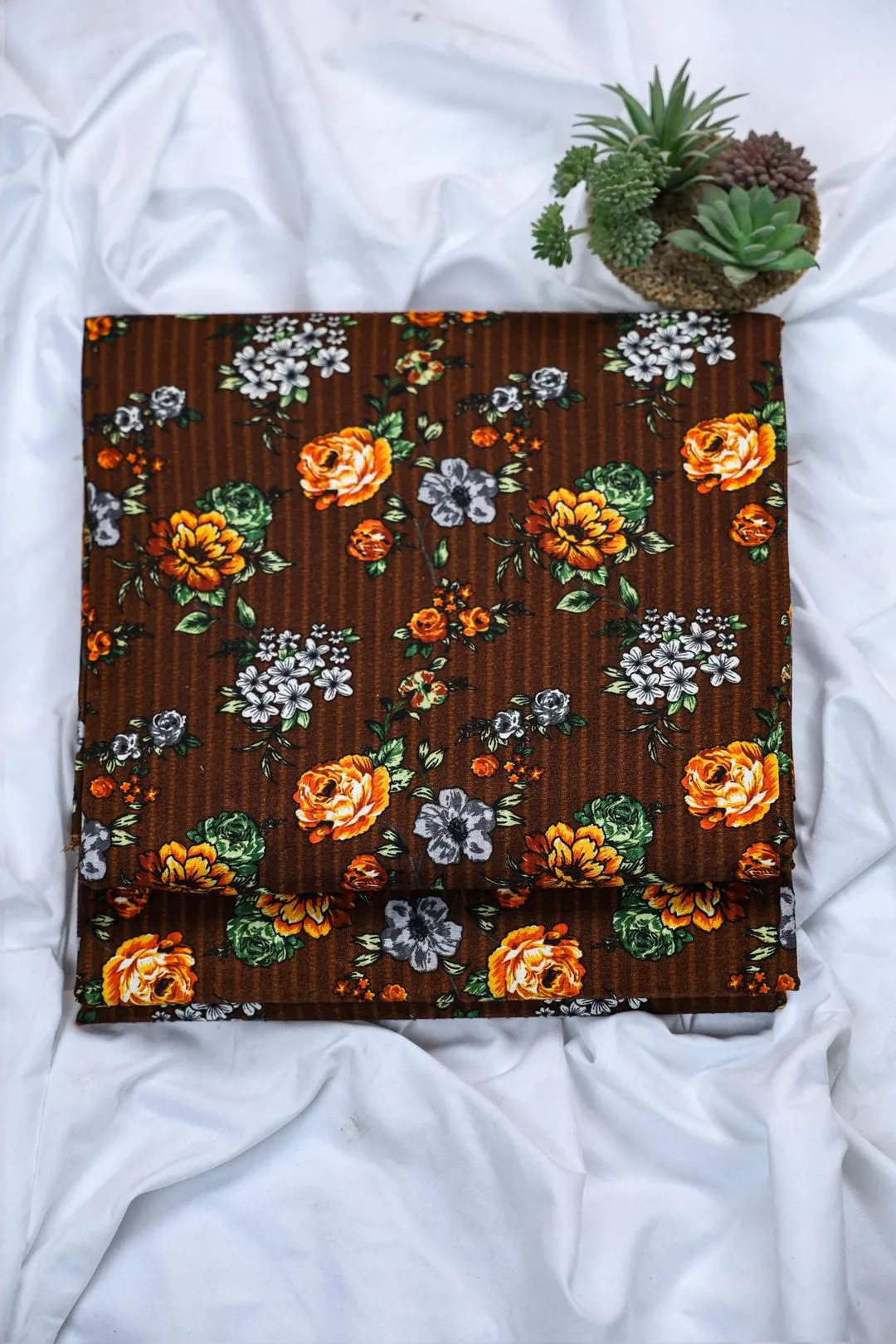 2 Pcs Women's Unstitched Digital Print Suit