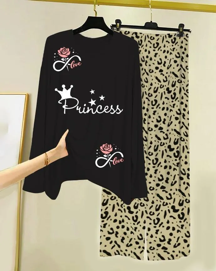 2 Pcs Women's Stitched Cotton Jersey Printed Night Suit