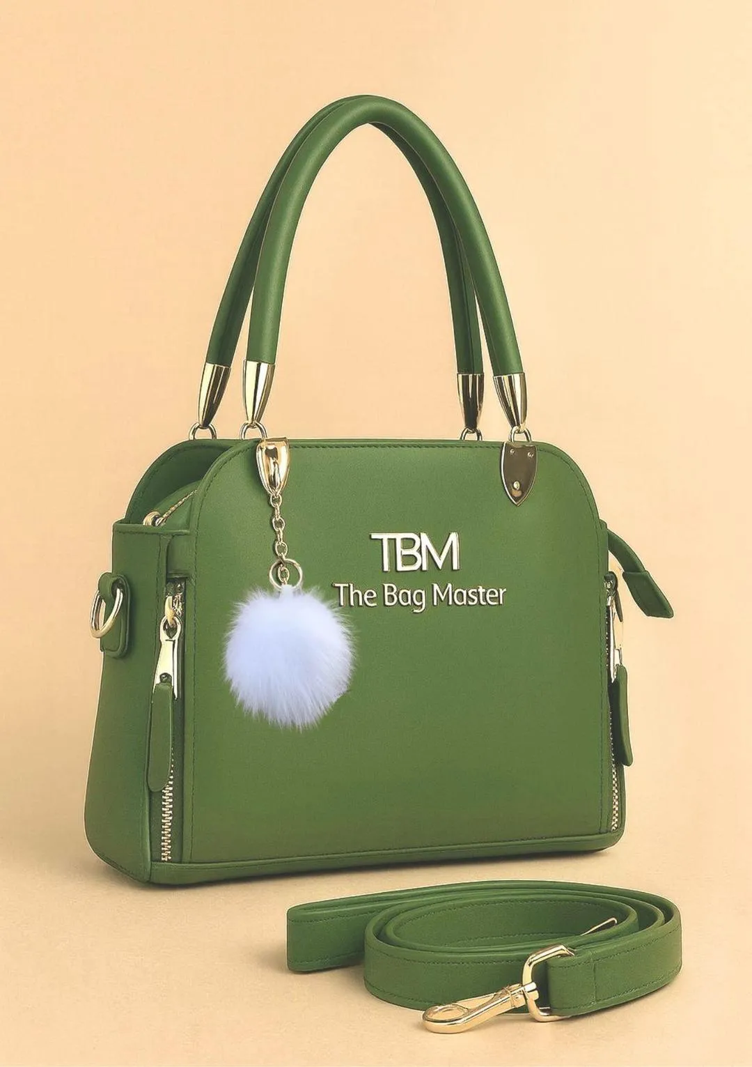 Women's Leather Plain Hand Bag