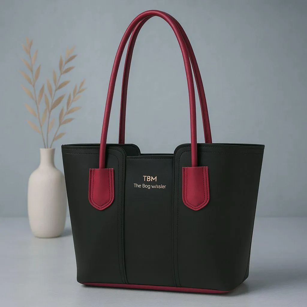 Women's Brown Leather Tote Bag - Durable & Stylish Daily Use