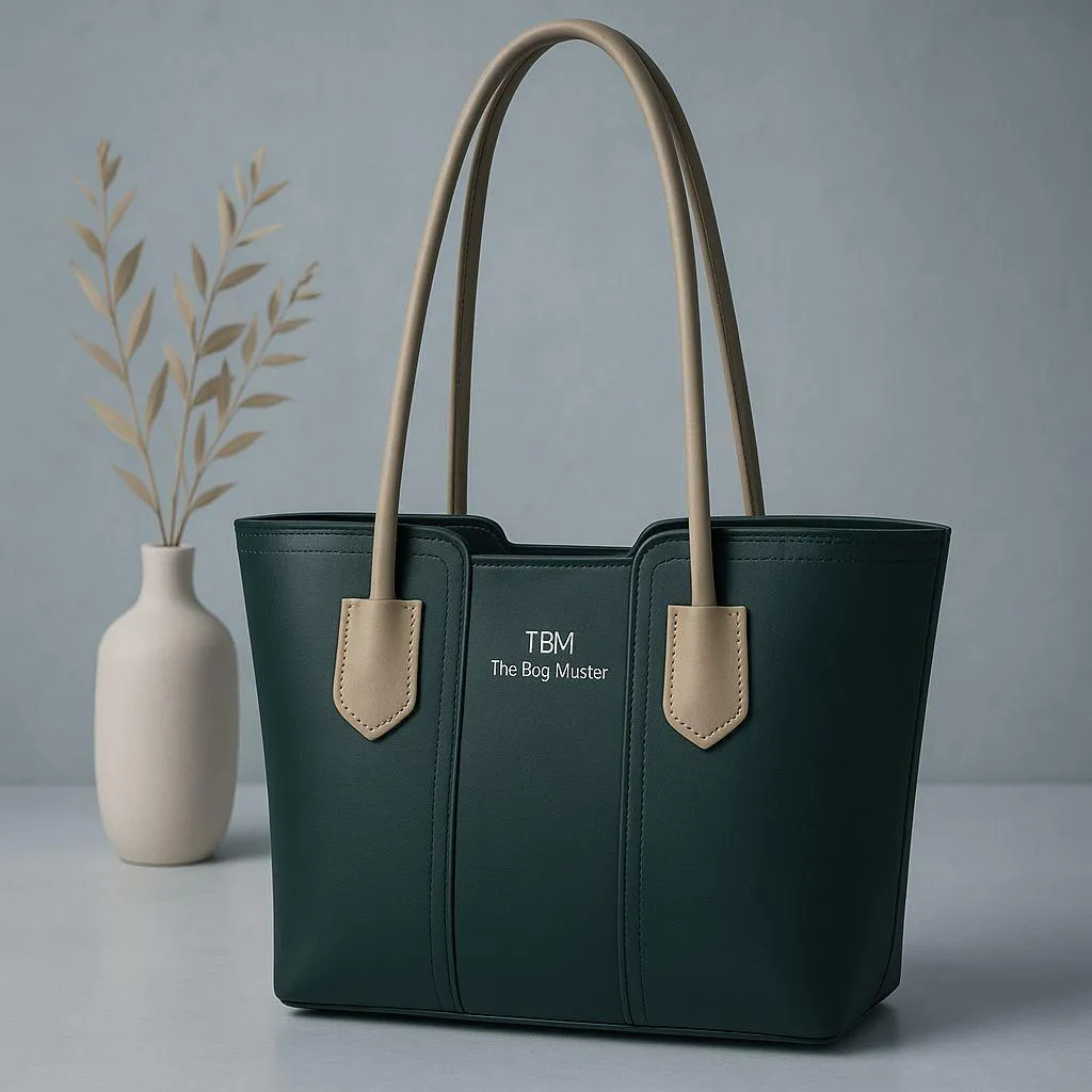 Women's Brown Leather Tote Bag - Durable & Stylish Daily Use