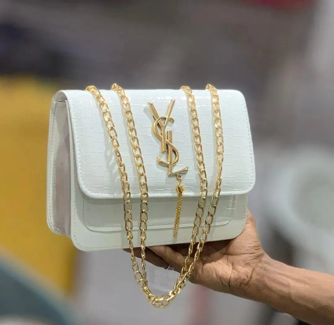 Women's Leather Plain Hand Bag