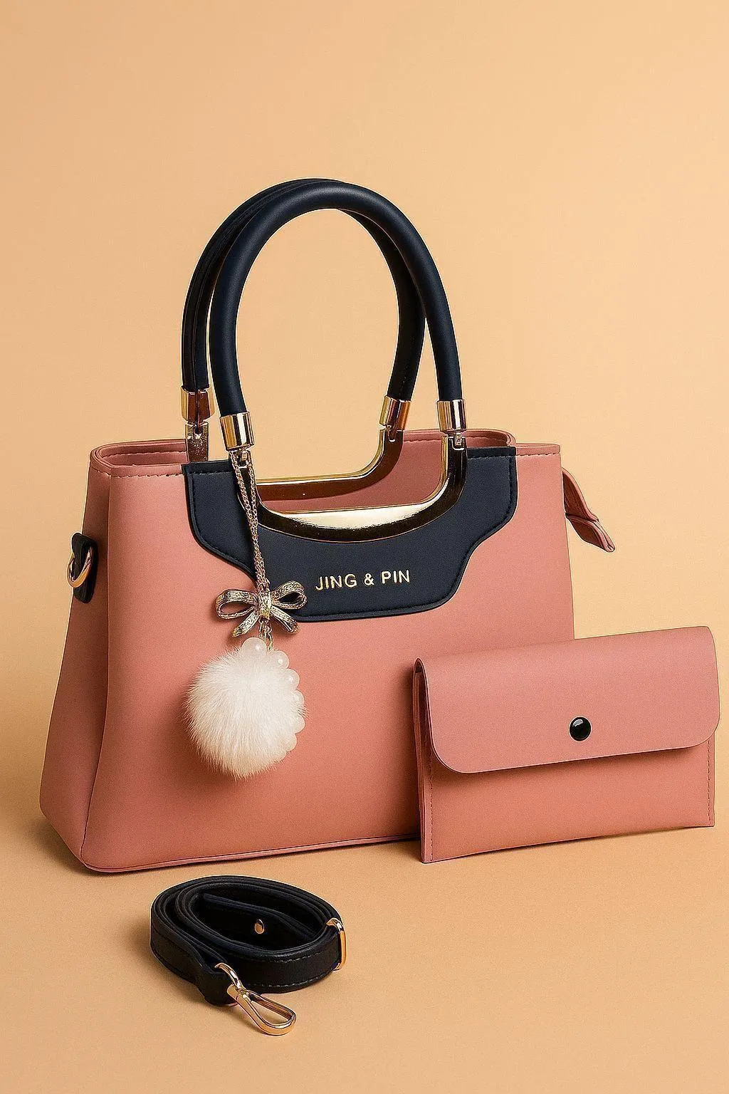 Girl's Leather Plain Hand Bag