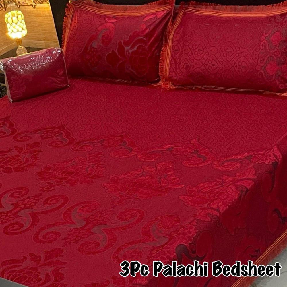4 Pcs Palachi Embossed Double Bedsheet
