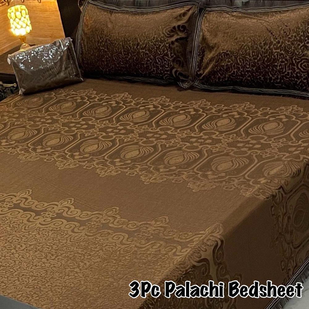 4 Pcs Palachi Embossed Double Bedsheet