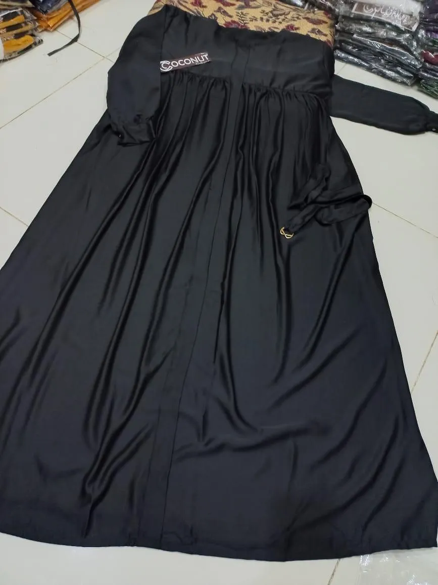 Georgette Plain Full Abaya